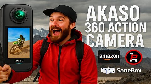 AKASO 360 Action Camera Review The Future of 360° Videography!