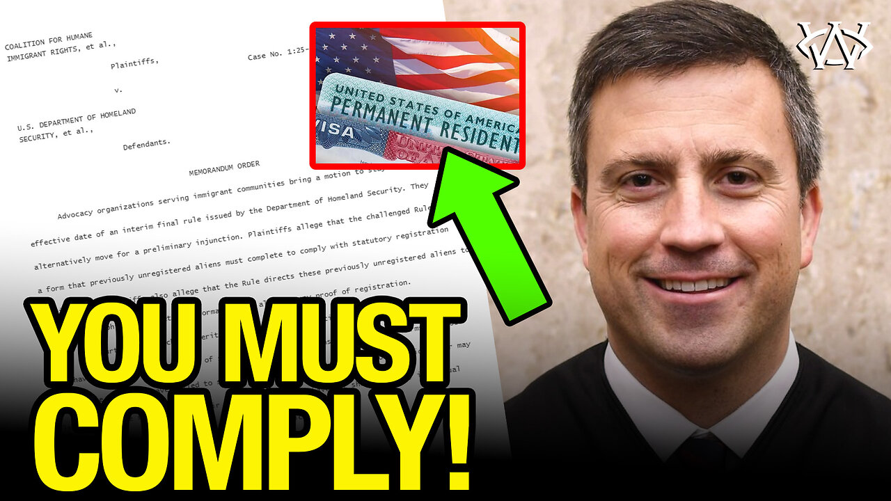 Mandatory Alien Registration STARTS NOW!