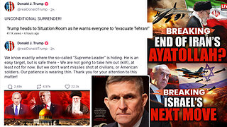 General Flynn | URGENT The Israel & Iran Conflict UPDATES “UNCONDITIONAL SURRENDER!...We know exactly where the so-called “Supreme Leader” is hiding.” - President Trump (6/17/2025) + Is the U.S. $136 Trillion In Debt?