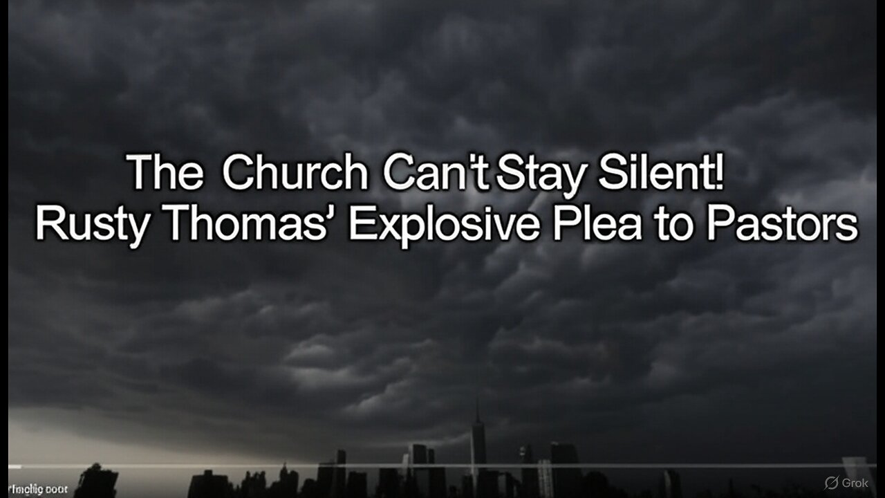 The Church Can’t Stay Silent! Rusty Thomas’ Explosive Plea to Pastors