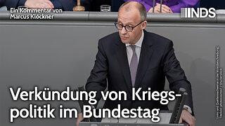 Verkündung von Kriegspolitik im Bundestag | Marcus Klöckner | NDS-Podcast