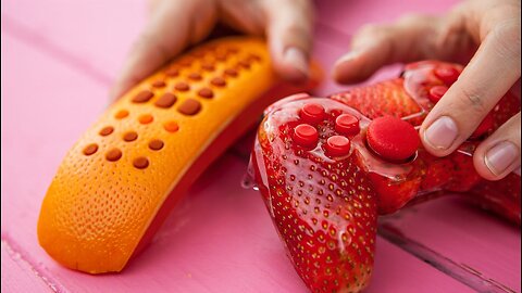 Fresh Fruit Keyboard AI ASMR Click Video | Oddly Satisfying