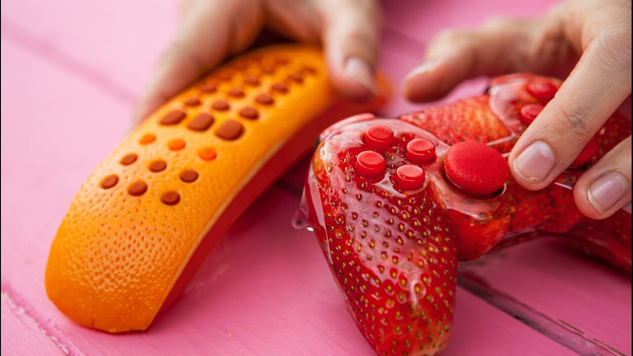 Fresh Fruit Keyboard AI ASMR Click Video | Oddly Satisfying