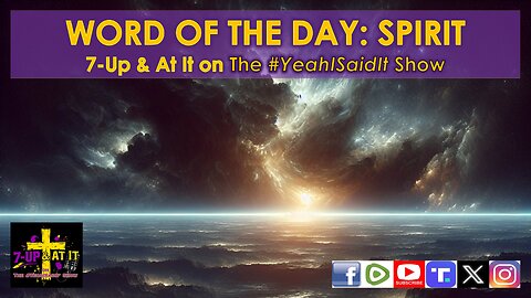 WORD OF THE DAY: GENESIS 01:02 - SPIRIT
