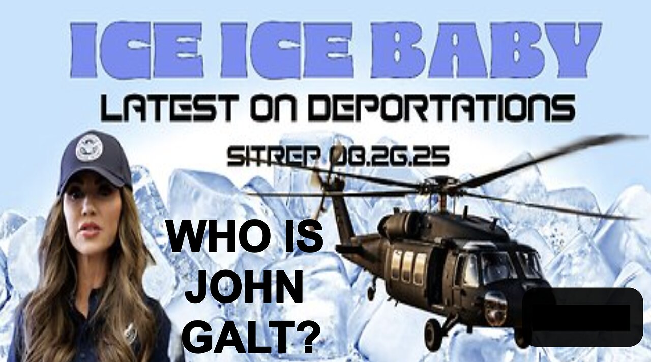 Monkey Werx SITREP- ICE ICE BABY. WHO IS John Galt?