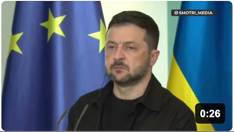 Zelensky's been doing coke again.....
