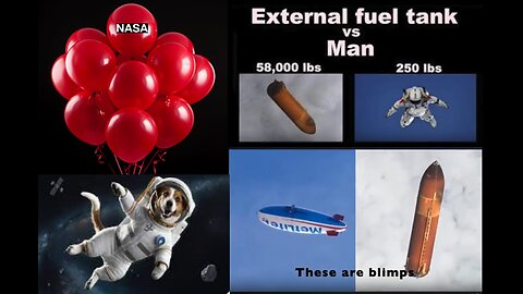 NASA BALLOONS - SPACE IS FAKE - NASA MONEY GRIFT