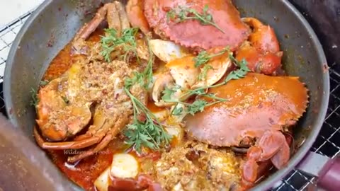 Sea Crab Catch & Cooking