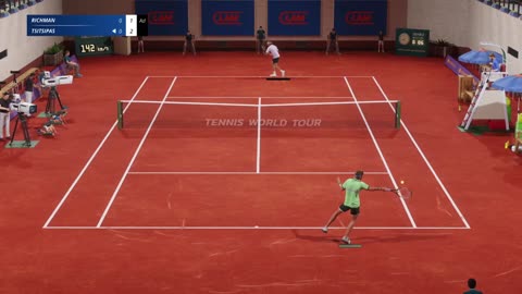 Top Spin 2K25 Federer Amazing 41 Strokes Rally Online