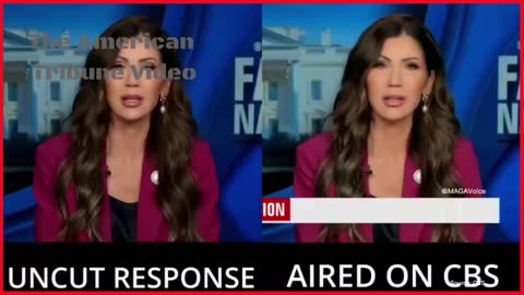 "Fine People 2.0": Woke Media Deceptively Edits Kristi Noem Appearance, Cuts Off HUGE Part