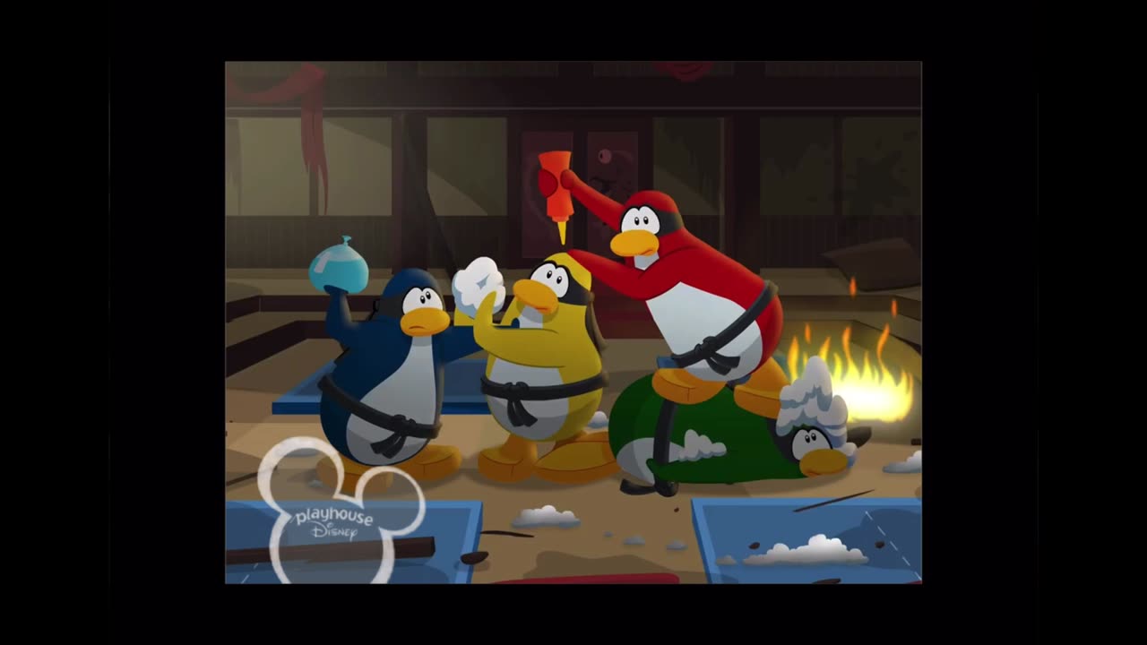 Club penguin on playhouse Disney