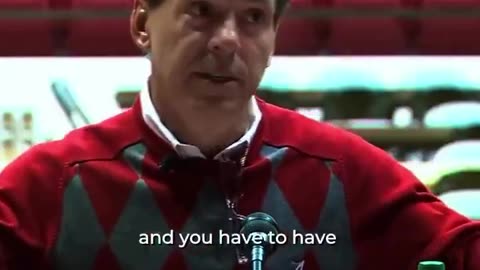 Nick Saban explains why character is the foundation of lasting success