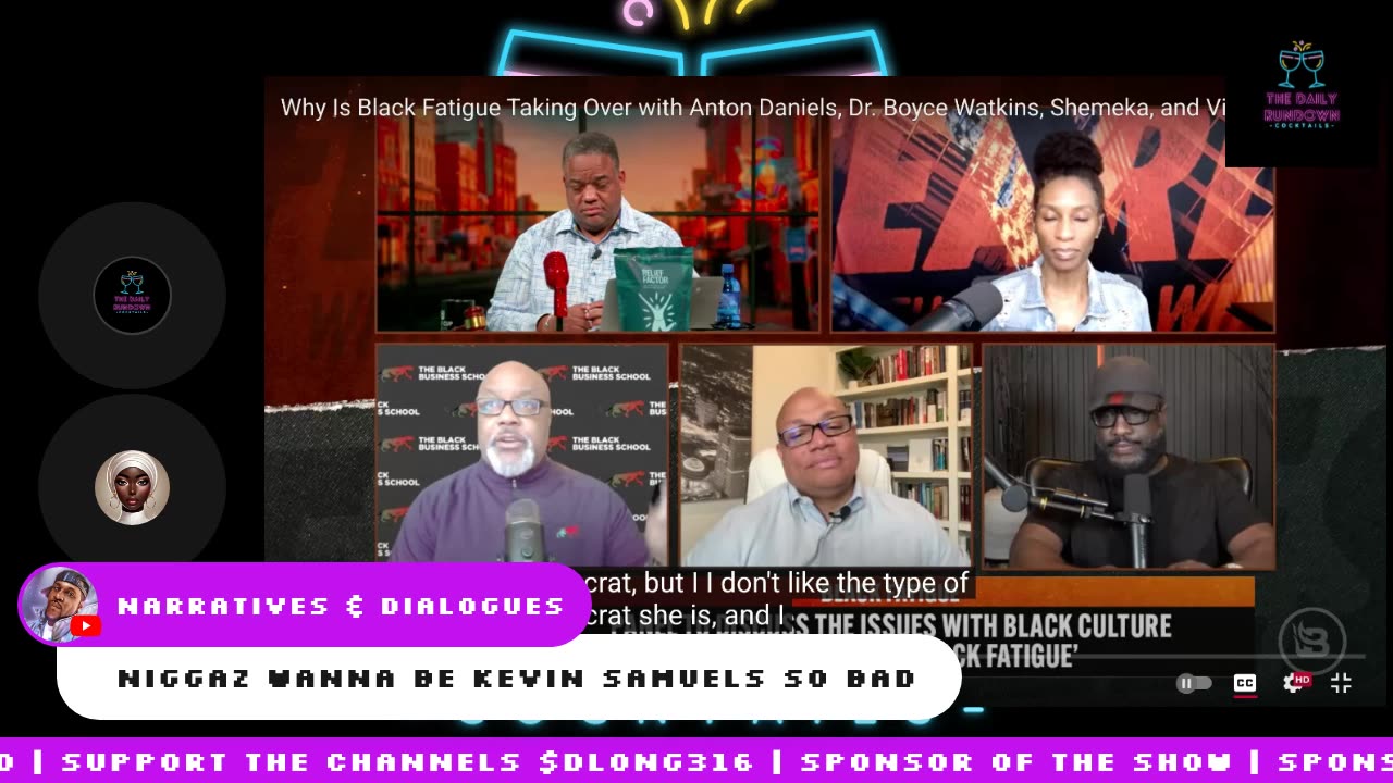 Dr Boyce Watkins Checks Anton Daniels Over Shaming The Culture | The Black Fatigue