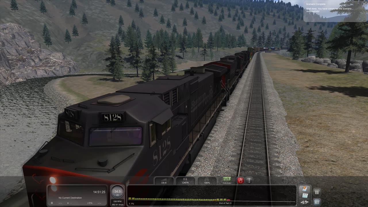 Train Simulator Classic - [GE C44-9W] - Leaving Roseville Pt. 9