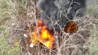 Sappers of the 123rd Brigade Destroy Ukrainian Strongpoints