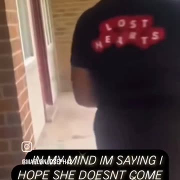 Sheboon smashes neighbours windows who's not home