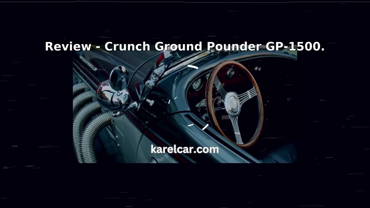 Crunch Ground Pounder GP-1500.2 1500 Watt 2 Channel Amplifier