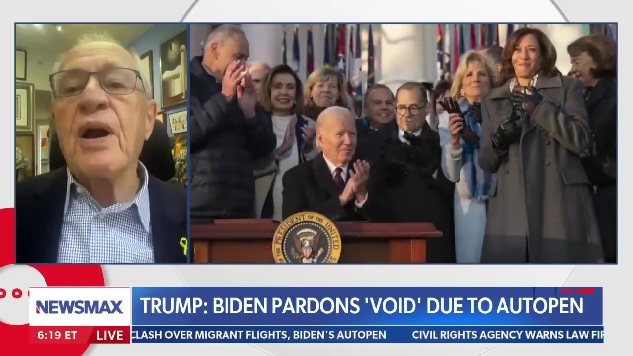 Dershowitz: 'Very substantial argument' Biden's autopen was 'unlawful'