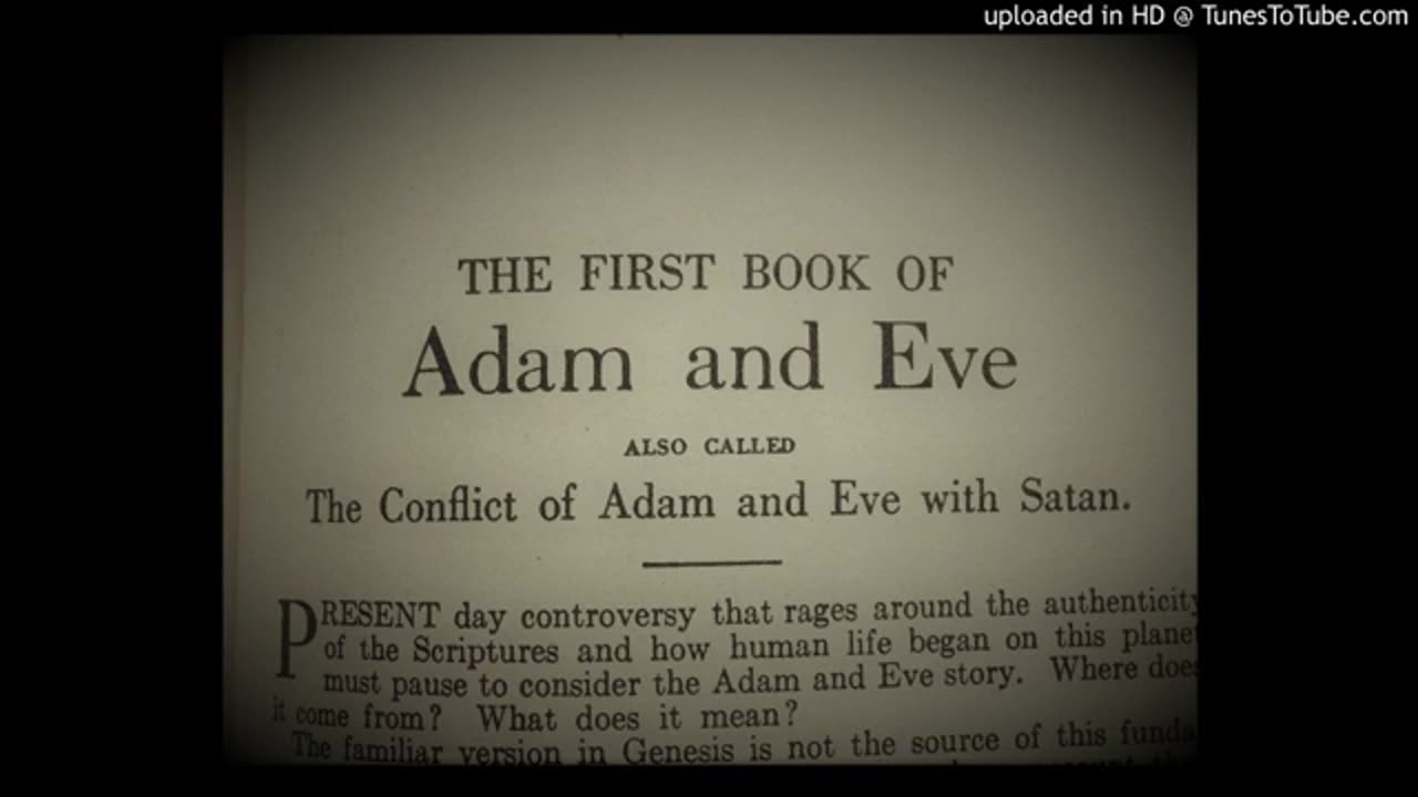 The First Book of Adam and Eve, Chapters 1-5