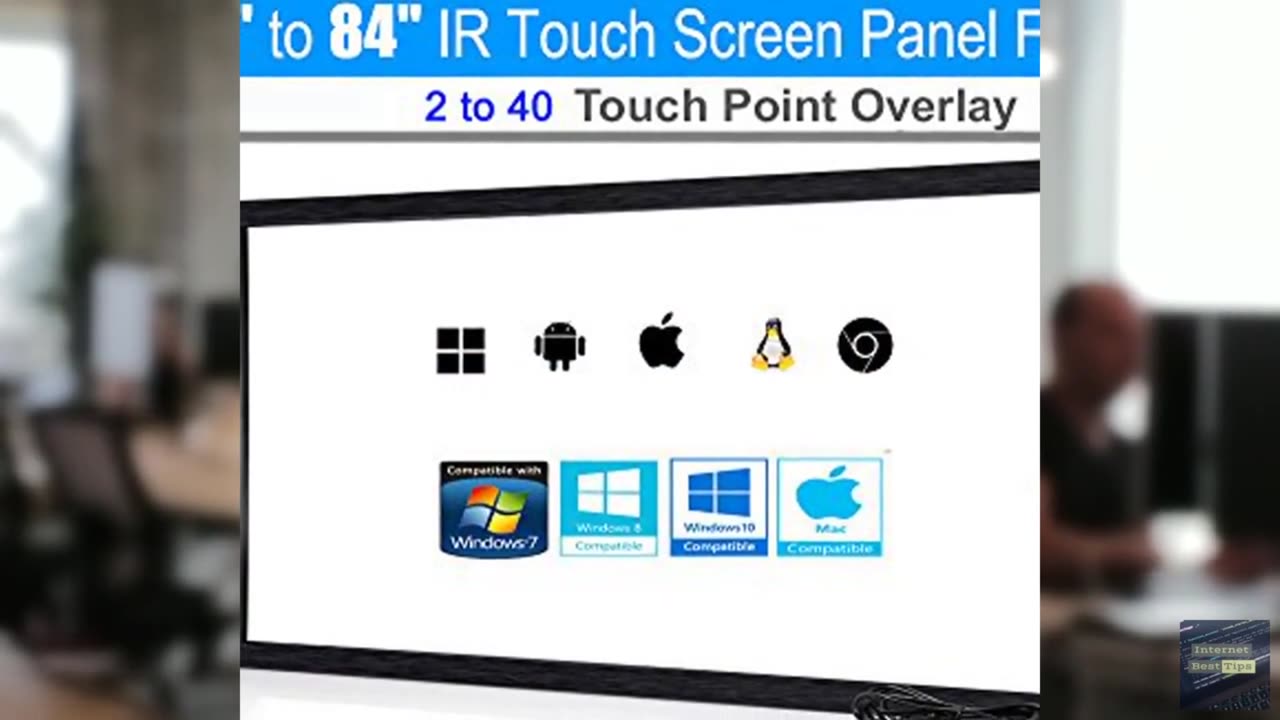 Chengying 55 inch 10 Point Multi-Touch Infrared Touch Frame, ir Touch Panel, Inf