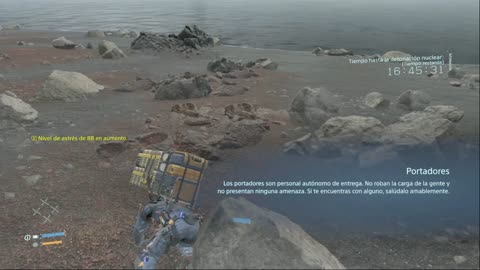 gameplay death stranding parte13 salvamos la ciudad de una gran explosion y fragile aparece