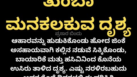 ತುಂಬಾ ಮನಕಲಕುವ ದೃಶ್ಯ