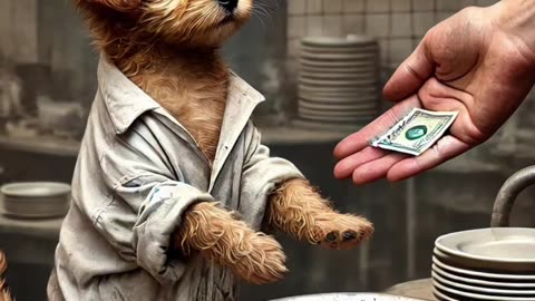 Poor Little Dog Becomes Rich and Shocks His Friends 🐶 #doglover #heartwarming #youtubeshorts