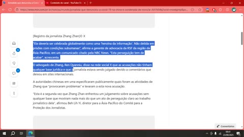 Jornalista que denunciou a Covid-19 na China é condenada (de novo)
