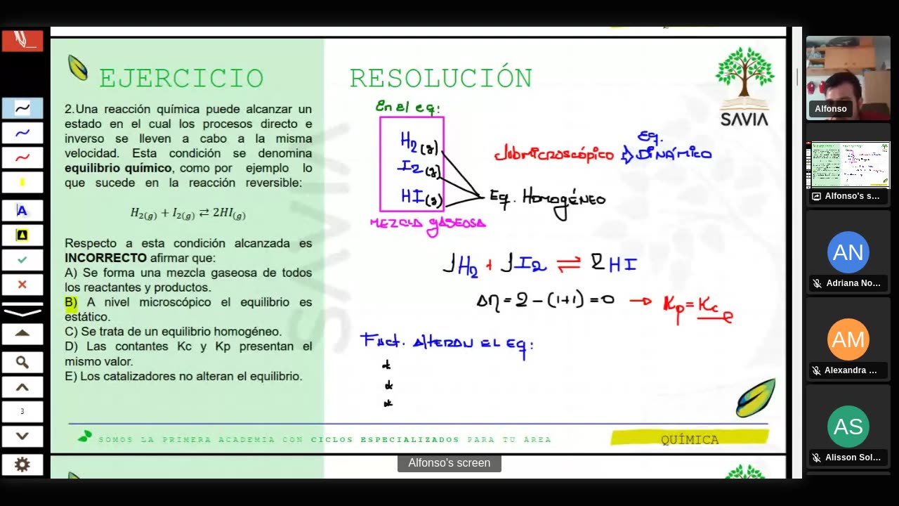 SAVIA SEMIANUAL 2024 | Semana 13 | Química S1