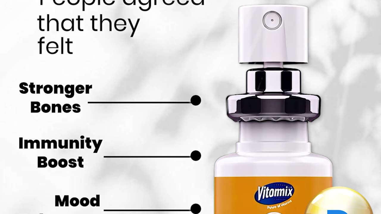 Struggling with Low Energy or Weak Bones? Try This Vitamin D Spray!