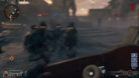 Call of Duty Black Ops 6 No Commentary Solo Round Based Zombies PvE Citadelle Des Mortis 72nd Game