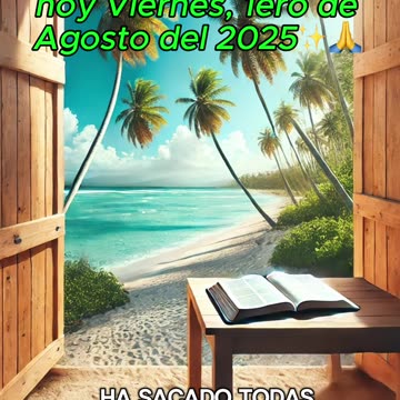 🙏✨Evangelio de hoy Viernes, 1ero de Agosto del 2025✨🙏