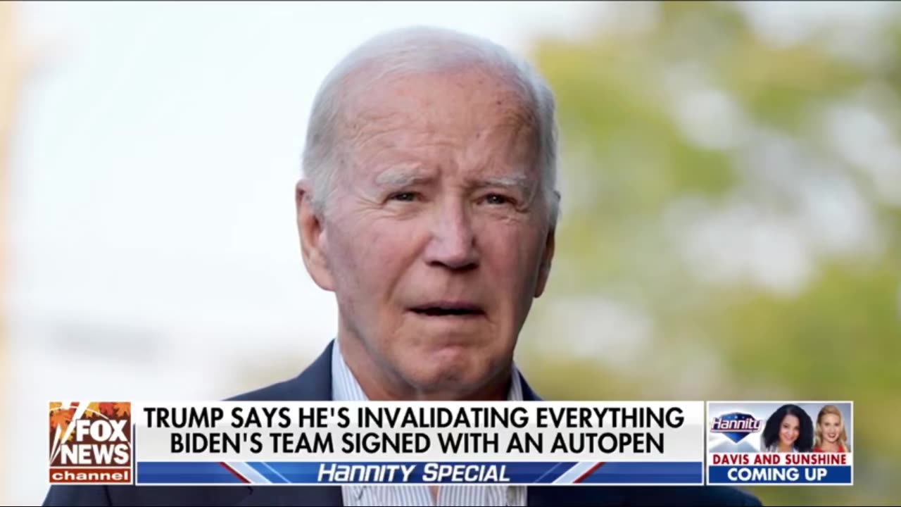The Problem Is The Unauthorized Use Of The BIDEN Autopen