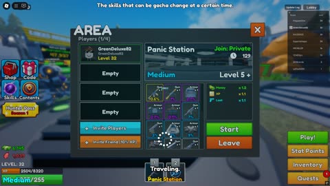 Roblox: Zombie Hunter Panic Station Medium Gameplay