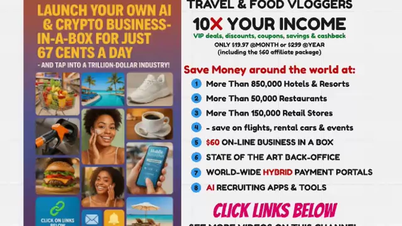 Save Club - Your Very Own AI & Crypto Business-in-a-Box for Just 67 Cents a Day - Top Team Rob Buser