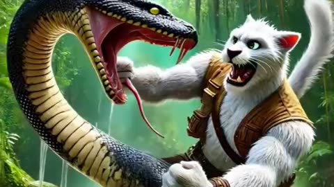Bahadur Billi #animation #action #viral #trending #short