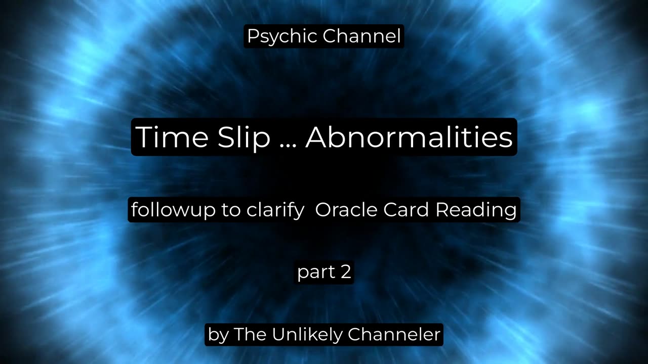 more on . . . TIME SLIPS