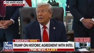 President Trump just demanded respect when someone interrupted his press conference, it's amazing
