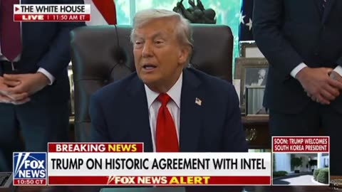 President Trump just demanded respect when someone interrupted his press conference, it's amazing