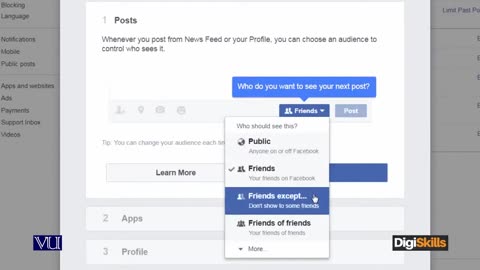 25 FACEBOOK Privacy and Other Advanced Settings on Facebook -Digital Marketing Course