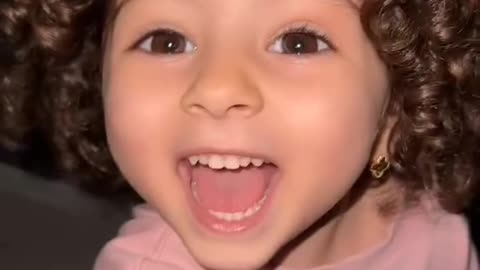 Cute baby expression