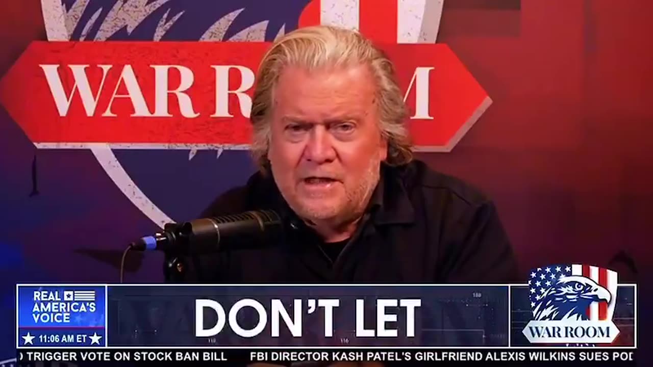 🔥 Bannon on Fire: Trump is not taking his foot off the gas