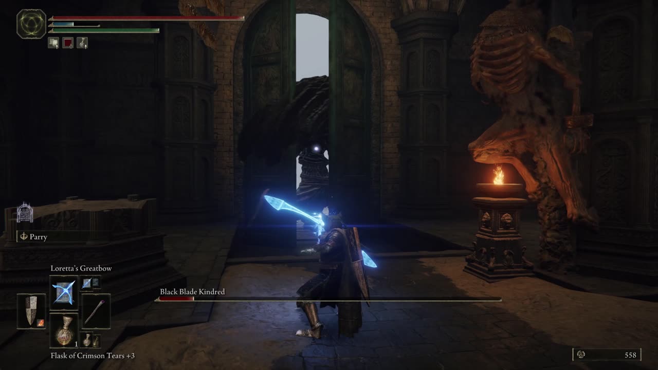 Elden Ring PC | How to cheese Black Blade Kindred boss fight in Bestial Sanctum solo on NG