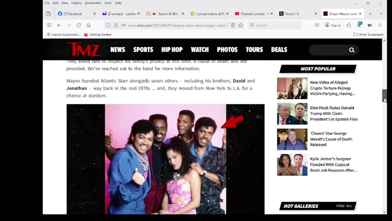 Singer Wayne Lewis Dead at 68 ... R&B Legend, Cofounder of Group Atlantic Starr