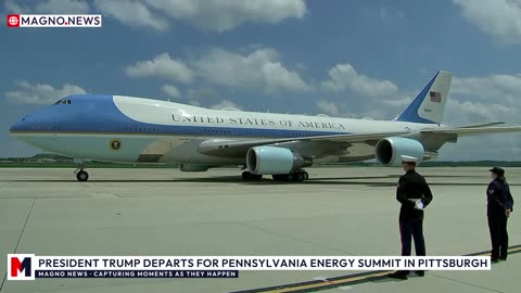 🇺🇸 President Trump departs for Pennsylvania Energy and Innovation Summit in Pittsburgh [LIVE]