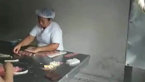 Taffy pulling pure sugar cane