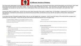 Platonism Hermeticism & Gnosticism all look to be jewish thought - one race / universalist
