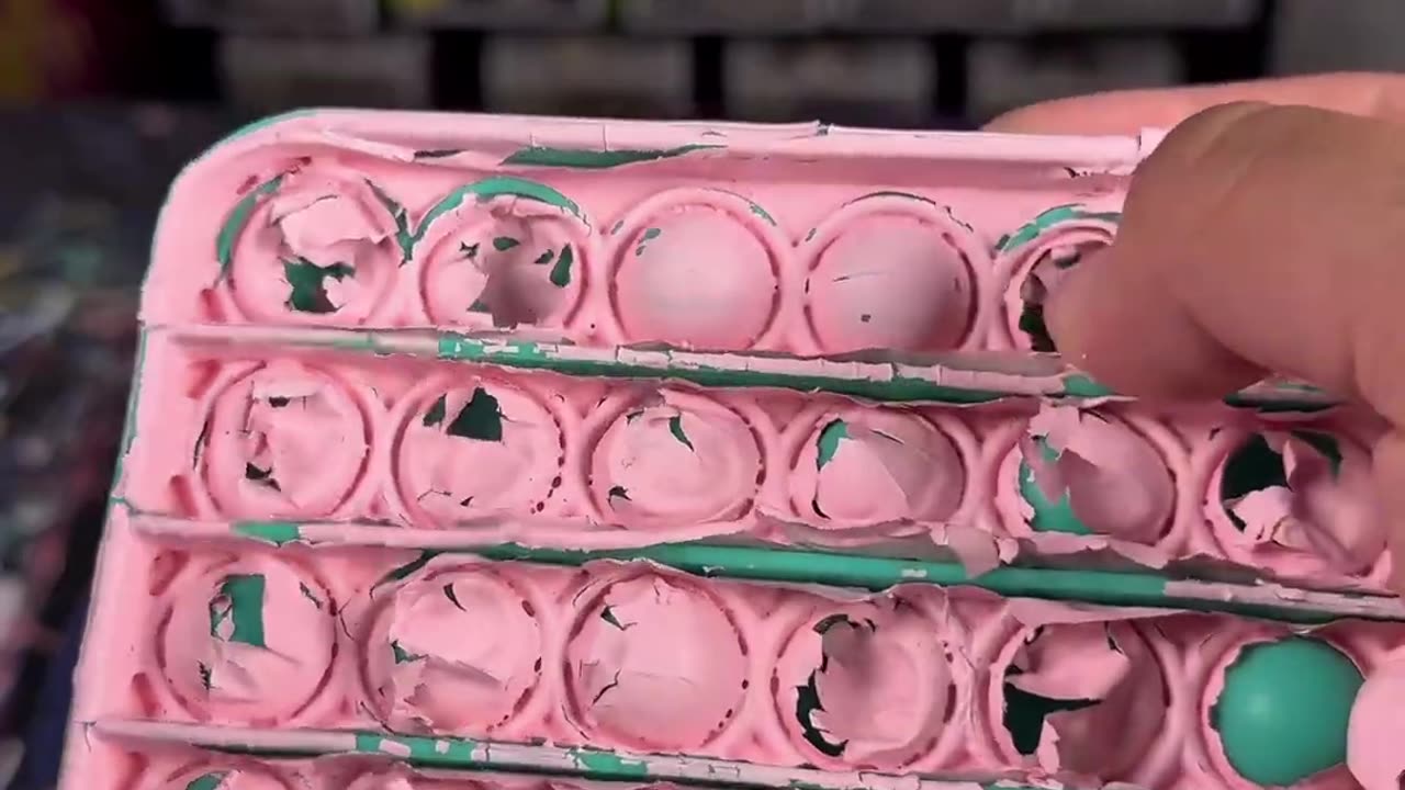 Pink bubbles popping like magic ✨
