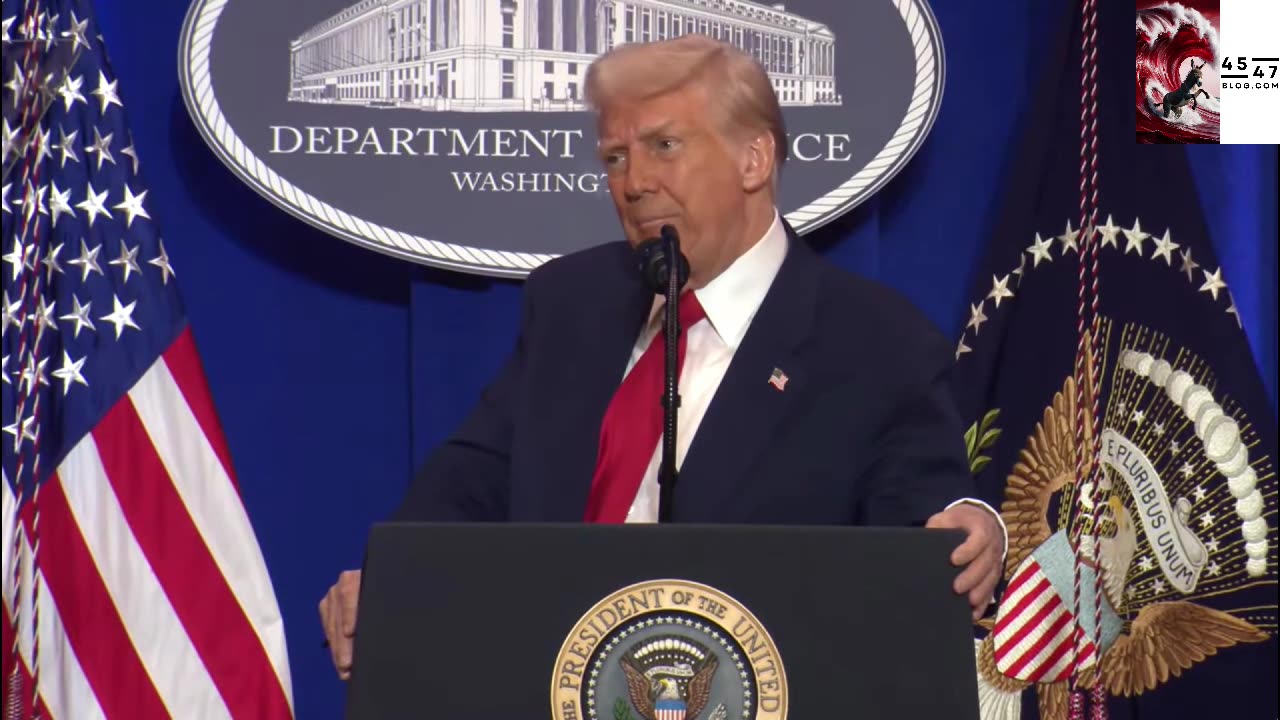 President Trump's Speech at The DOJ 3 14 25