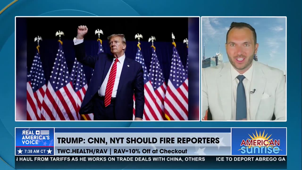 TRUMP: CNN & NYT SHOULD FIRE REPORTERS